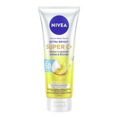 NIVEA - Tinh Chất Dưỡng Thể Nivea Vitamin Body Serum Extra Bright Super C+ 170ml