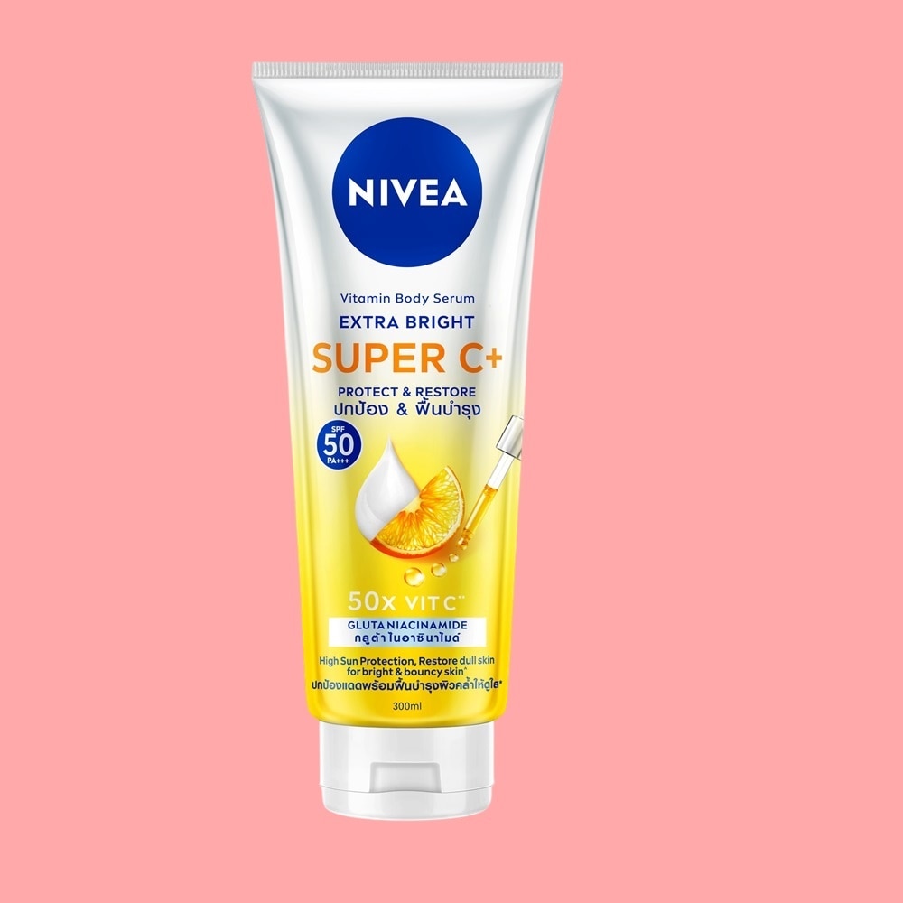 Tinh Chất Dưỡng Thể Nivea Vitamin Body Serum Extra Bright Super C+ 300ml image