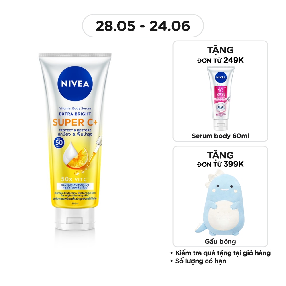 Vitamin Body Serum Extra Bright Super C+ 300ml