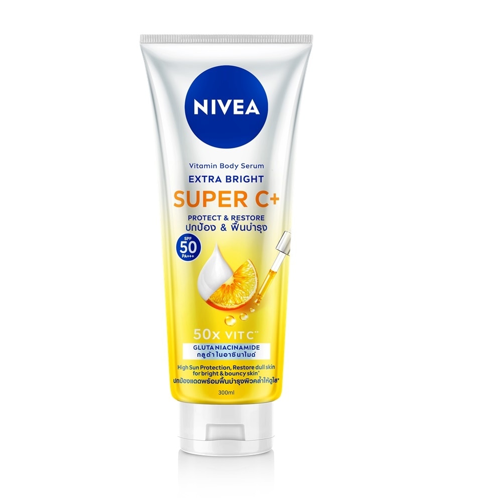 Tinh Chất Dưỡng Thể Nivea Vitamin Body Serum Extra Bright Super C+ 300ml image