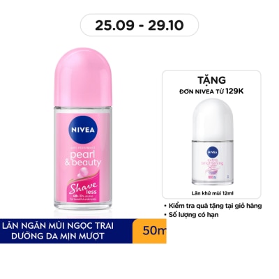 NIVEA Shaveless Anti-Perspirant Pearl & Beauty Roll On 50ml