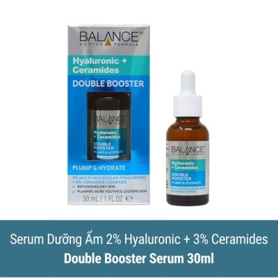 BALANCE ACTIVE FORMULA Hyaluronic + Ceramides Double Booster 30ml