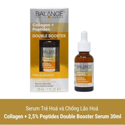 BALANCE ACTIVE FORMULA Collagen + Peptides Double Booster 30ml