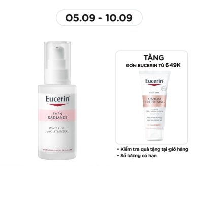 EUCERIN Gel Eucerin Cấp Ẩm Và Dưỡng Sáng Da Even Radiance Water Gel Moisturizer 50ml
