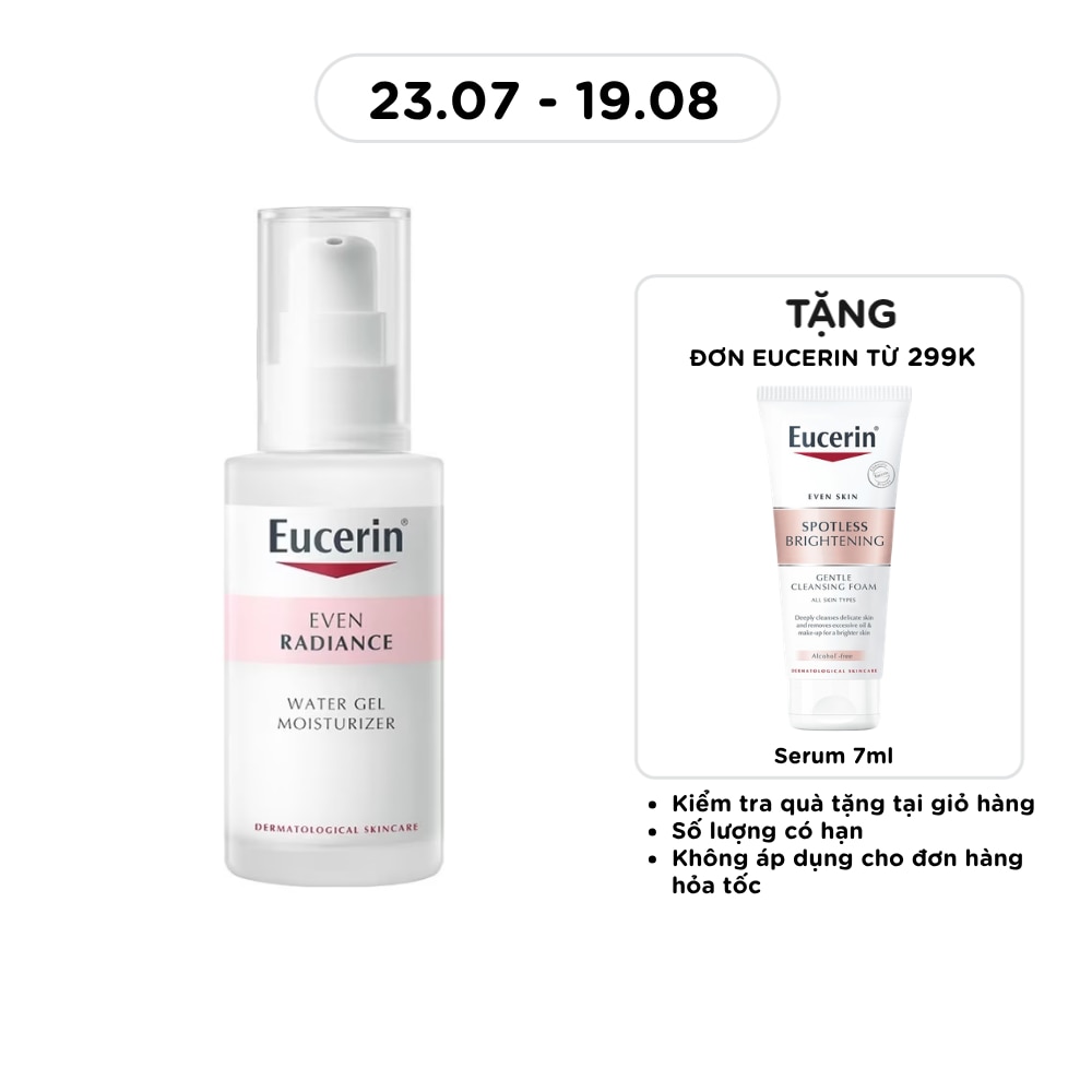 Gel Eucerin Cấp Ẩm Và Dưỡng Sáng Da Even Radiance Water Gel Moisturizer 50ml