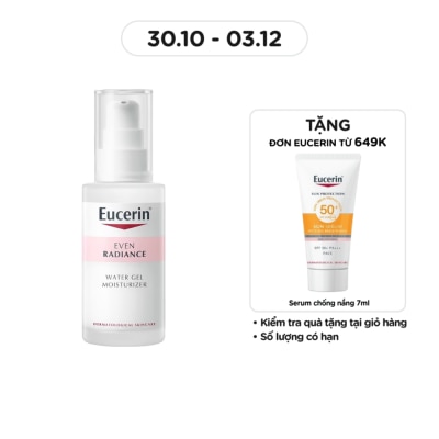 EUCERIN Gel Eucerin Cấp Ẩm Và Dưỡng Sáng Da Even Radiance Water Gel Moisturizer 50ml