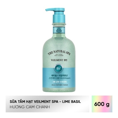 VEILMENT Sữa Tắm Hạt Veilment On The Body Dưỡng Ẩm Và Làm Sáng Da Hương Lime Basil & Mandarin 600g