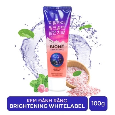 BAMBOO Salt Himalaya Pinksalt Toothpaste Brightening White Label 100g