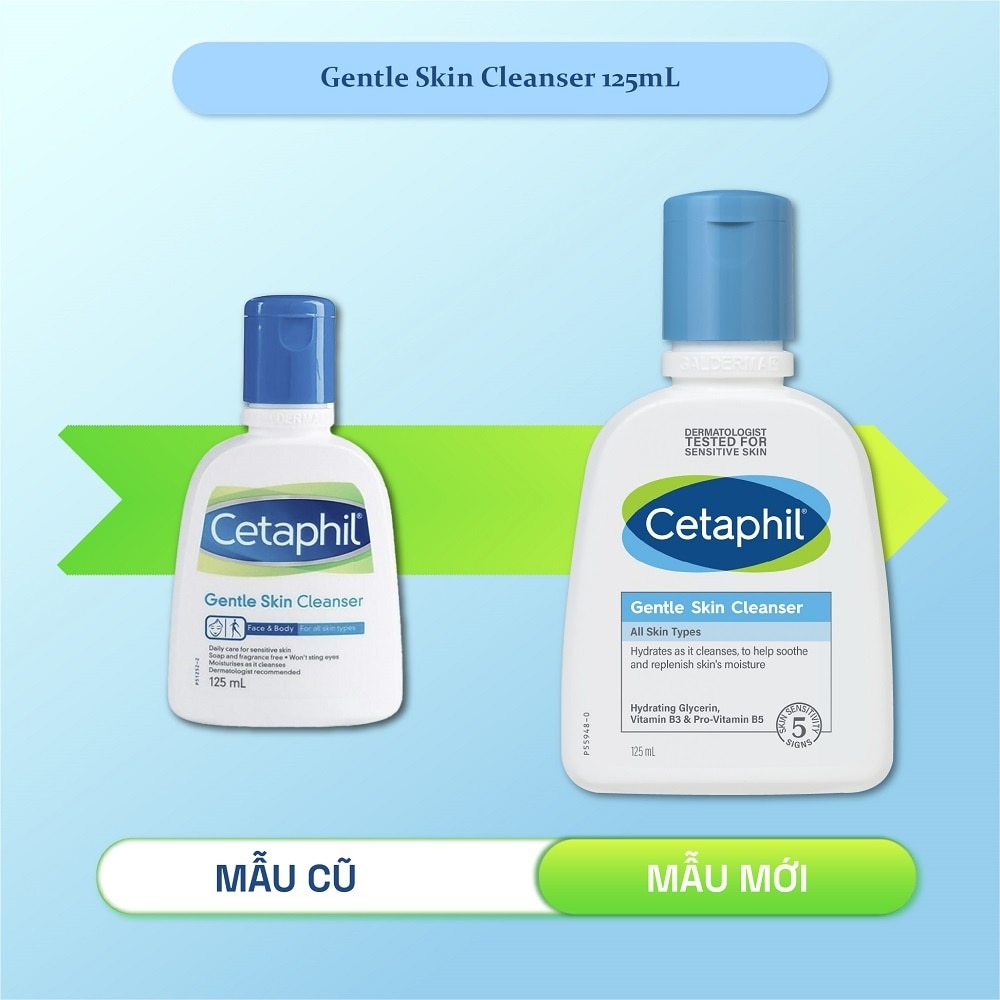 Sữa Rửa Mặt Cetaphil Dịu Nhẹ Gentle Skin Cleanser 125ml