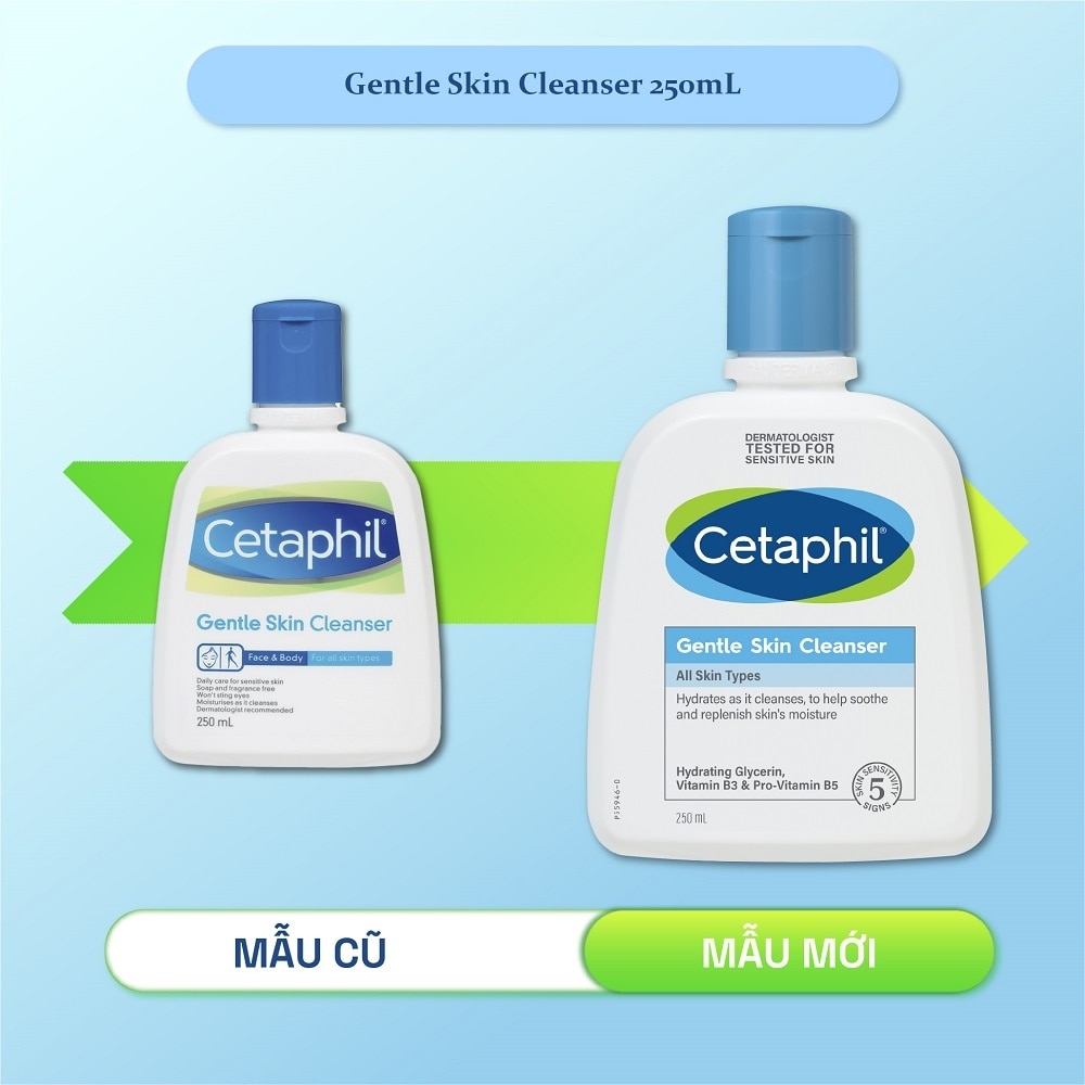 Sữa Rửa Mặt Cetaphil Dịu Nhẹ Gentle Skin Cleanser 250ml