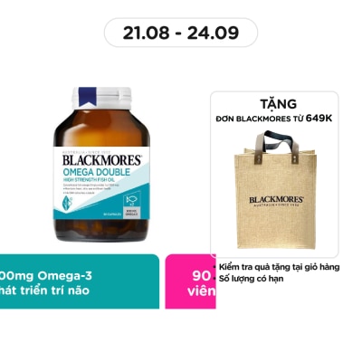 BLACKMORES Omega Double High Strength Fish Oil 90 Tablets