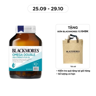 BLACKMORES Omega Double High Strength Fish Oil 90 Tablets