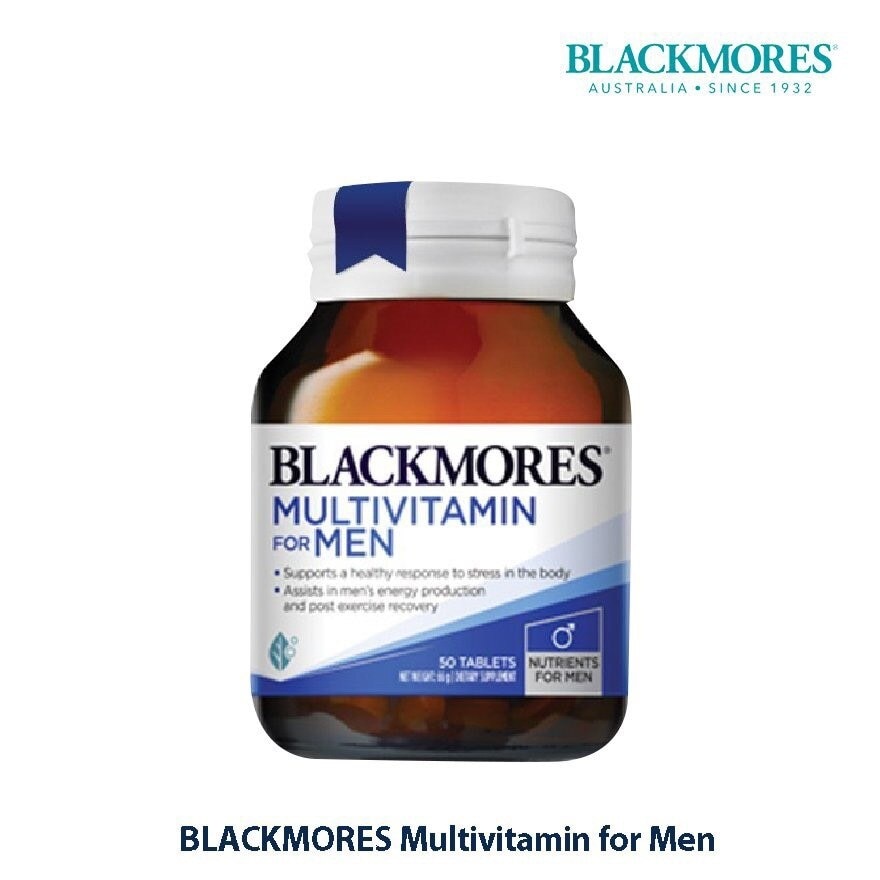 Thực Phẩm Bảo Vệ Sức Khỏe Blackmores Multi Vitamin For Men Hỗ Trợ Sức Khỏe Sinh Lý Nam 50 Viên