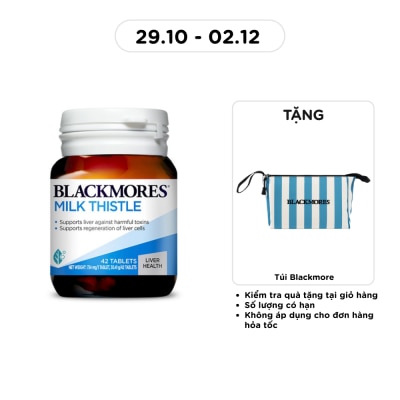BLACKMORES Thực Phẩm Bảo Vệ Sức Khỏe Blackmores Milk Thistle Hỗ Trợ Sức Khỏe Gan 42 Viên image