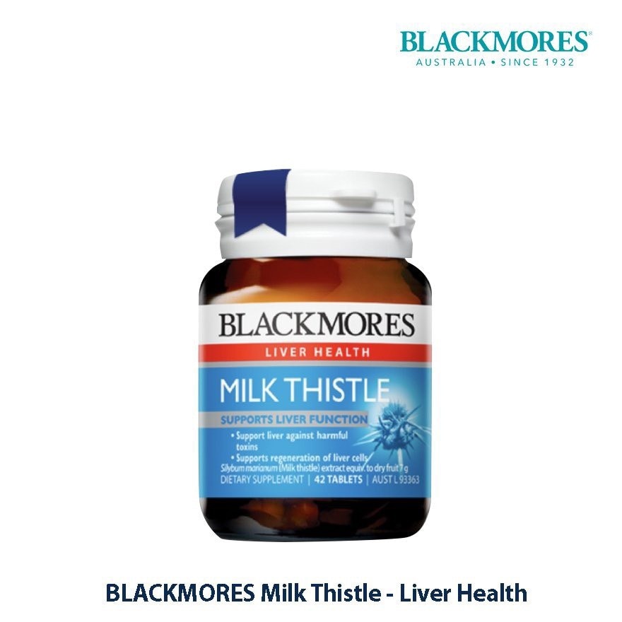 Thực Phẩm Bảo Vệ Sức Khỏe Blackmores Milk Thistle Hỗ Trợ Sức Khỏe Gan 42 Viên
