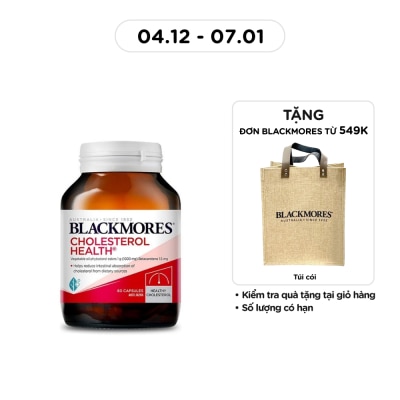BLACKMORES Thực Phẩm Bảo Vệ Sức Khỏe Blackmores Cholesterol Health Cân Bằng Cholesterol 60 Viên