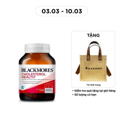 BLACKMORES Thực Phẩm Bảo Vệ Sức Khỏe Blackmores Cholesterol Health Cân Bằng Cholesterol 60 Viên