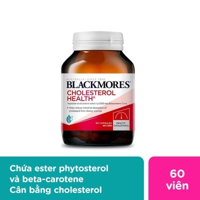 BLACKMORES Thực Phẩm Bảo Vệ Sức Khỏe Blackmores Cholesterol Health Cân Bằng Cholesterol 60 Viên