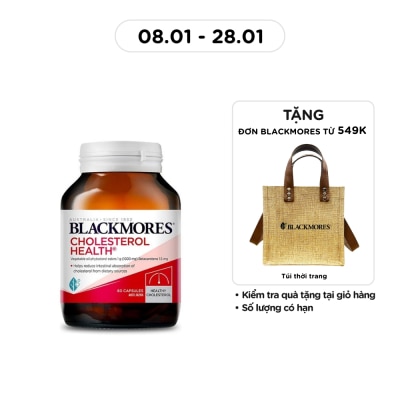 BLACKMORES Thực Phẩm Bảo Vệ Sức Khỏe Blackmores Cholesterol Health Cân Bằng Cholesterol 60 Viên