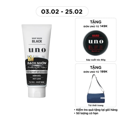 UNO Sữa Rửa Mặt UNO Tạo Bọt Sạch Nhờn 130g