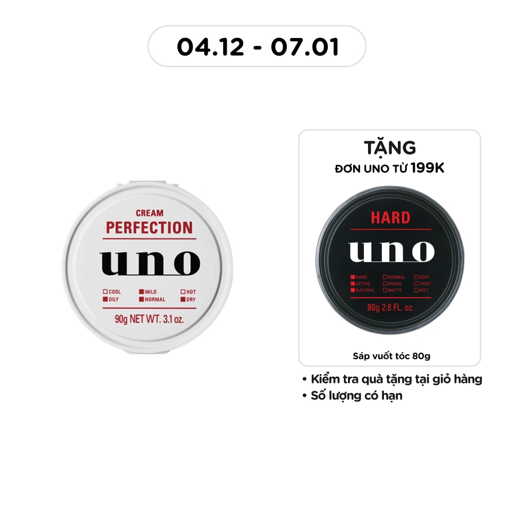Kem Dưỡng Ẩm UNO Kiểm Soát Nhờn 5 Trong 1 Cream Perfection 90g