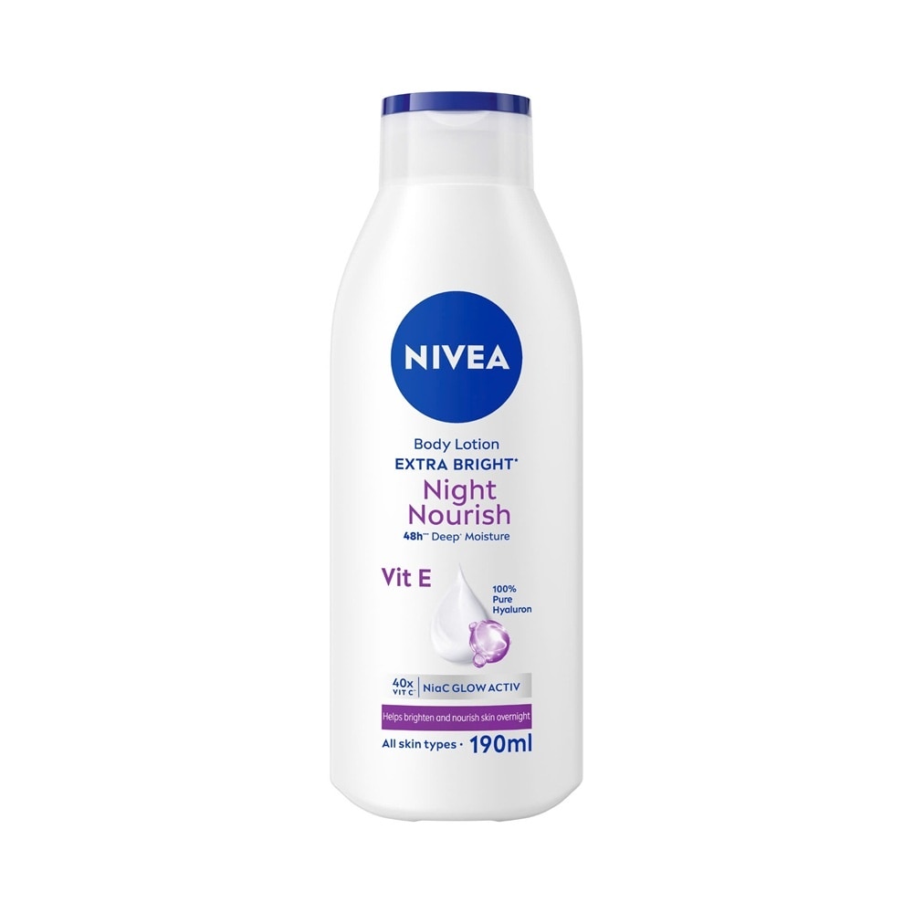 Sữa Dưỡng Thể Nivea Dưỡng Trắng Ban Đêm 190ml