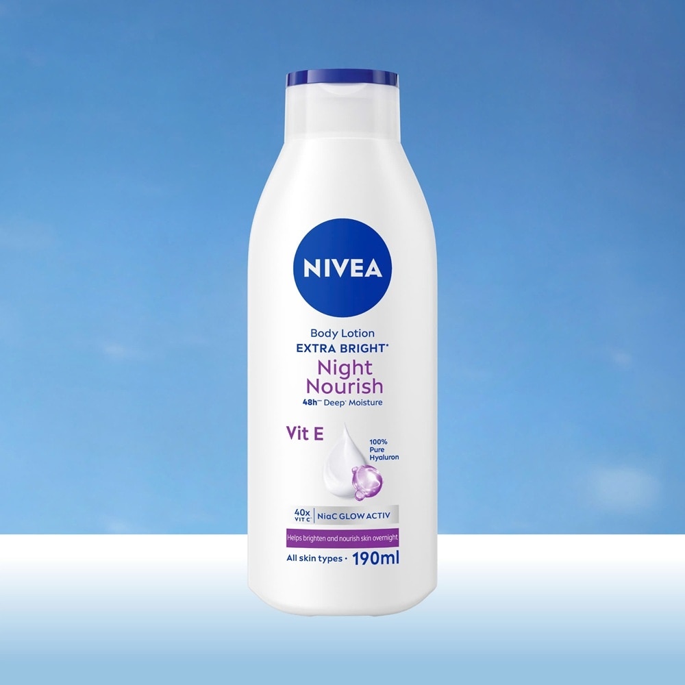 Sữa Dưỡng Thể Nivea Dưỡng Trắng Ban Đêm 190ml
