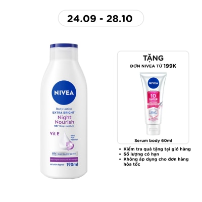 NIVEA Extra White Night Nourish 190ml image