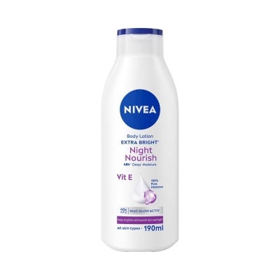 NIVEA - Sữa Dưỡng Thể Nivea Dưỡng Trắng Ban Đêm 190ml