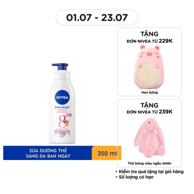 NIVEA Sữa Dưỡng Thể Nivea Dưỡng Da Sáng Mịn 350ml