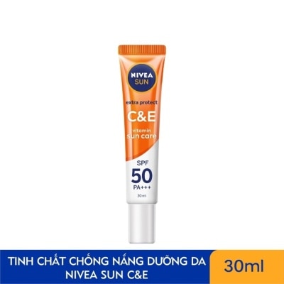 NIVEA Serum Chống Nắng Nivea Dưỡng Da Sáng Khỏe Vitamin C&E SPF50 PA+++ 30ml