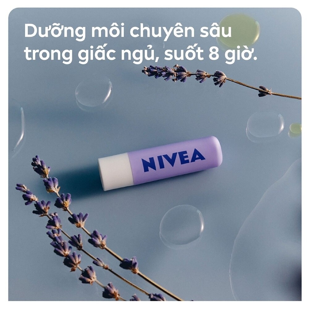 Son Dưỡng Môi Nivea Overnight Care Ban Đêm 4.8g