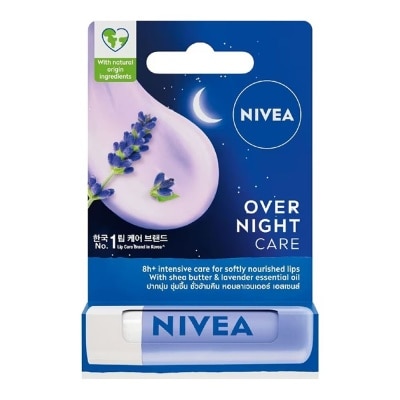 NIVEA Son Dưỡng Môi Nivea Overnight Care Ban Đêm 4.8g