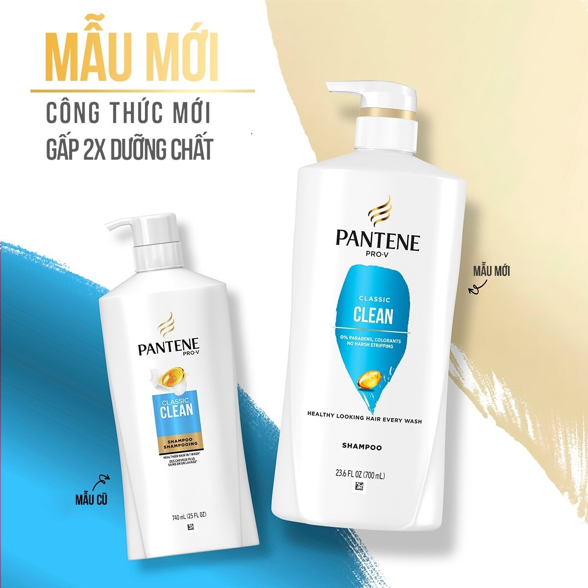 Dầu Gội Pantene Pro-V Classic Clean 700ml