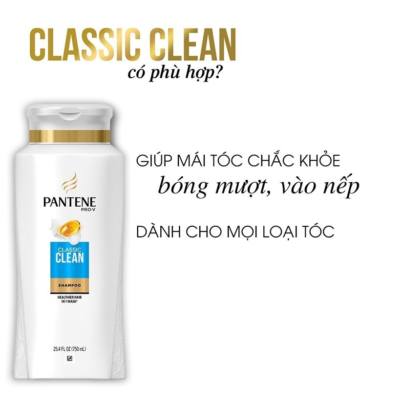 Dầu Gội Pantene Pro-V Classic Clean 700ml