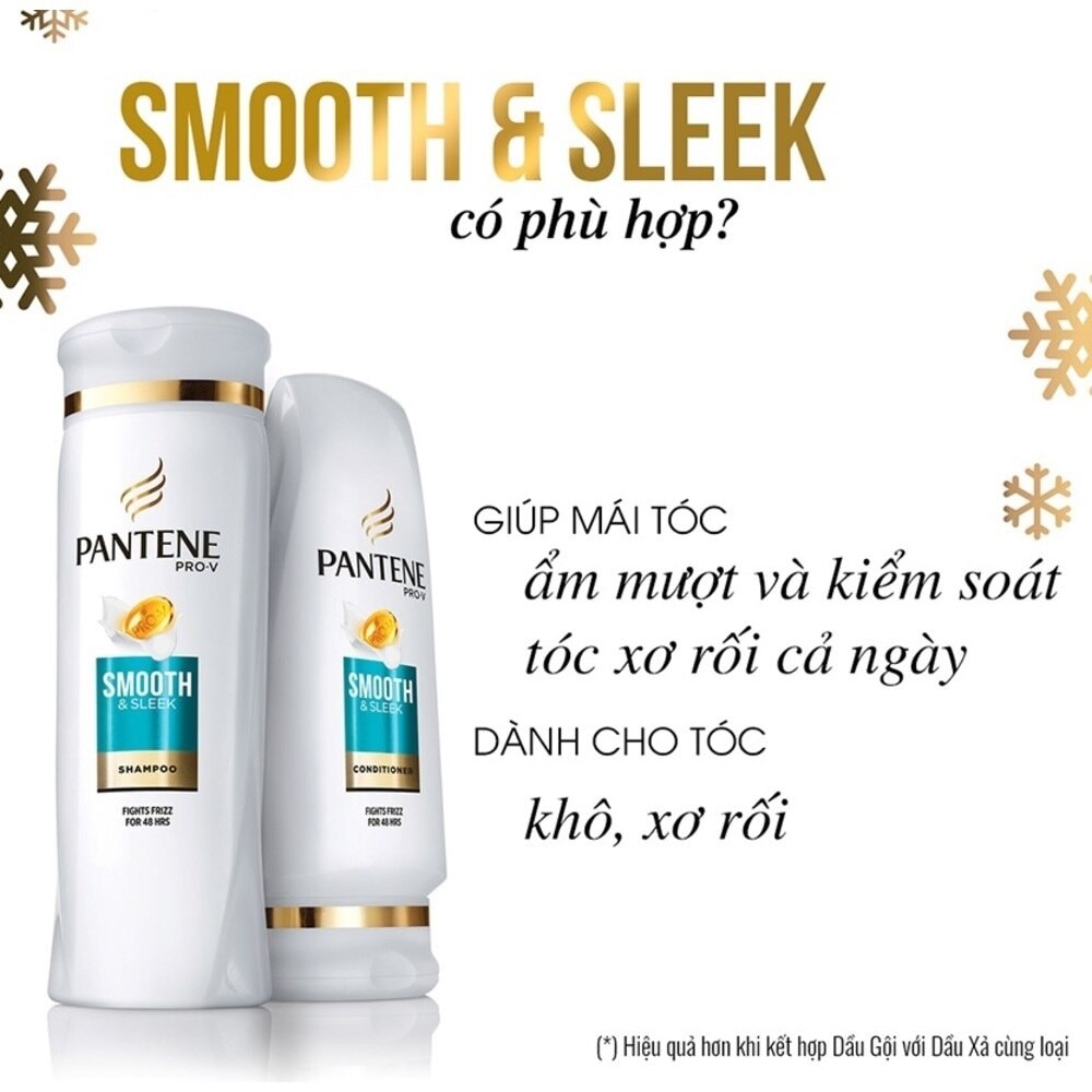 Dầu Gội Pantene Pro-V Smooth & Sleek 355ml