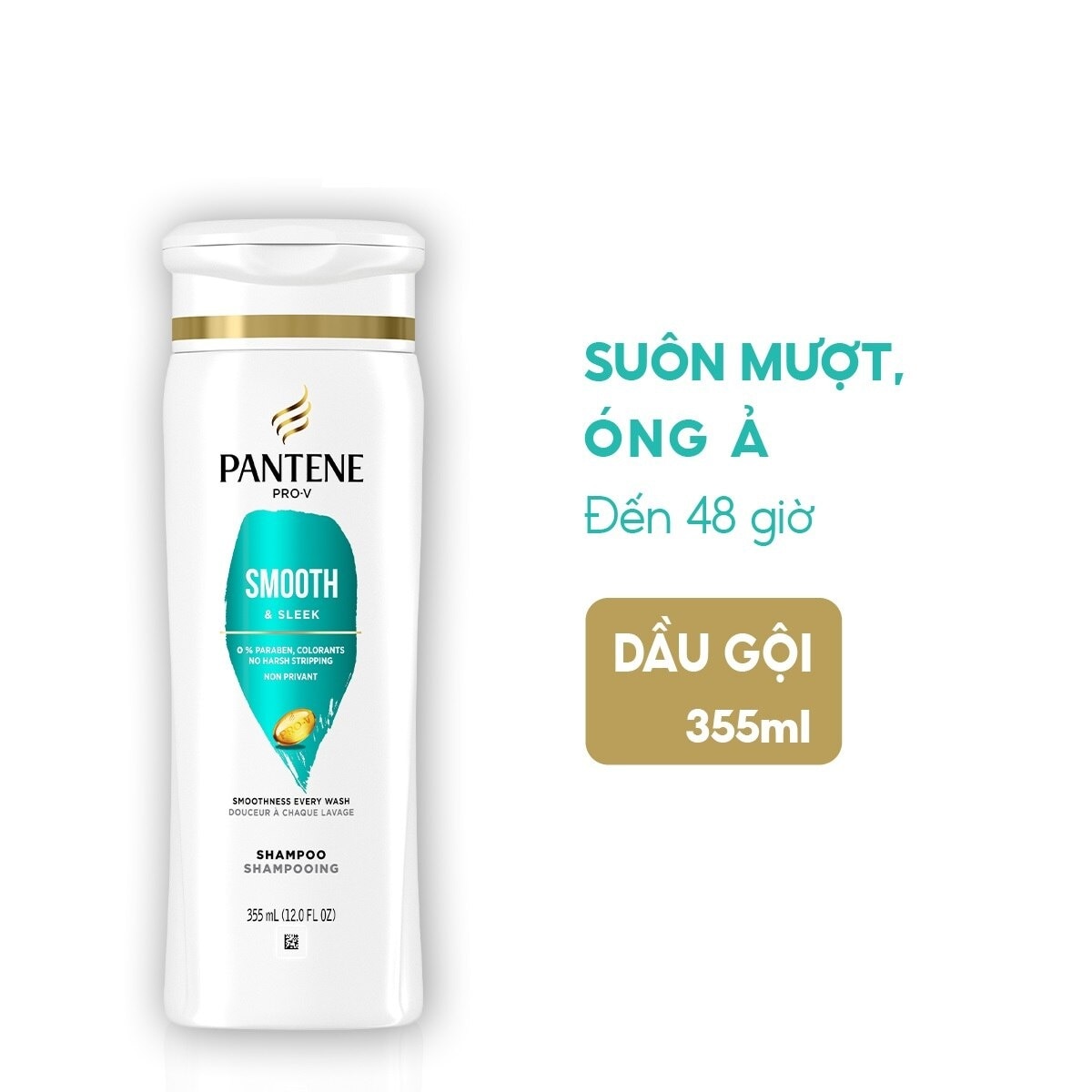 Dầu Gội Pantene Pro-V Smooth & Sleek 355ml