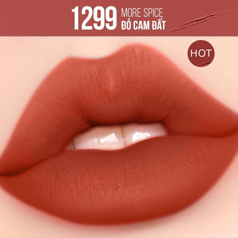 Son Thỏi Maybelline New York Color Sensational Ultimatte Lipstick 1.7g .#1299 More Spice