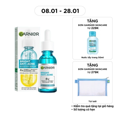 GARNIER Bright Anti-Acne Booster Serum 30ml