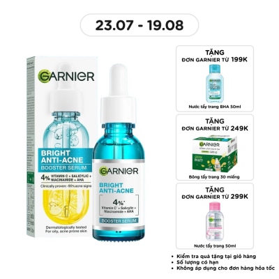 GARNIER - Bright Anti-Acne Booster Serum 30ml image