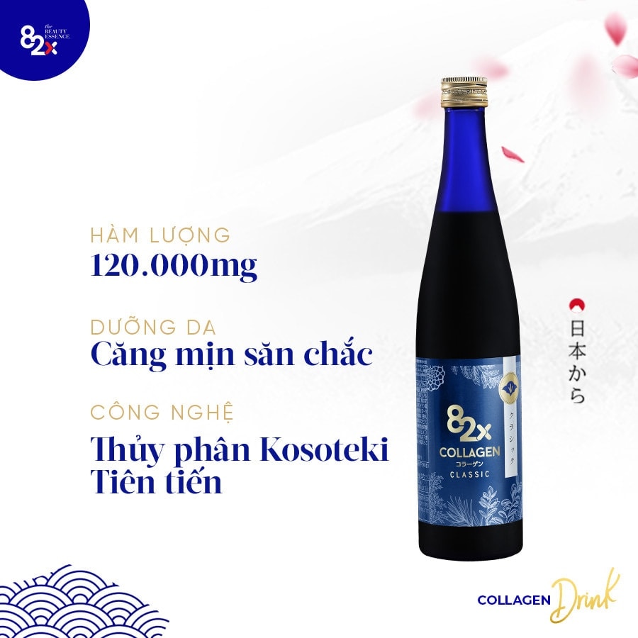 Thực Phẩm Bảo Vệ Sức Khoẻ 82X Collagen 120000 Classic 500g