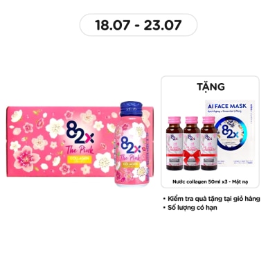 82X The Pink Collagen Health Supplement 100ml x 10 bottle