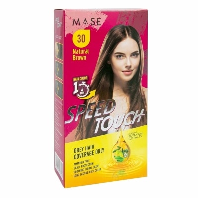 MASE Speed Touch 1 Minute Hair Color 100g .#30 Natural Brown