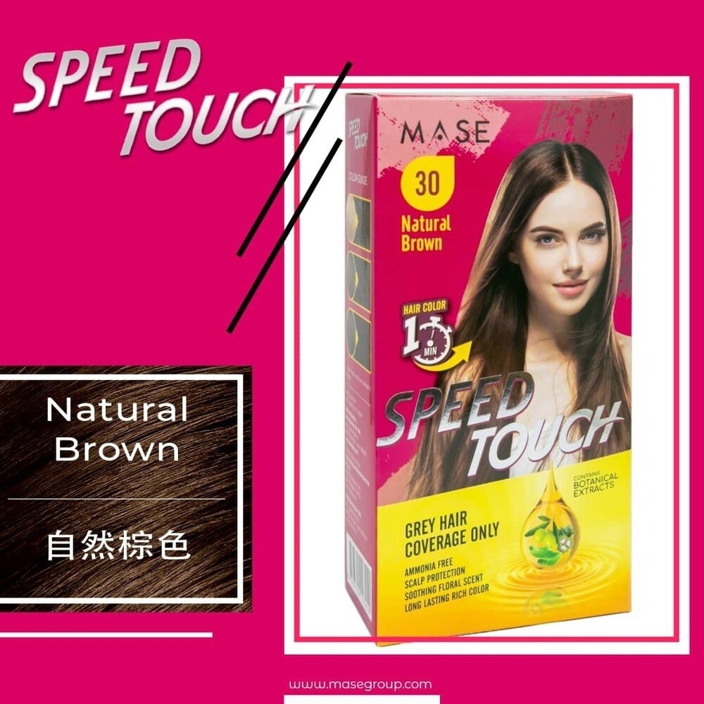 Speed Touch 1 Minute Hair Color 100g .#30 Natural Brown