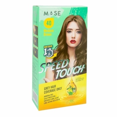 MASE Thuốc Nhuộm Tóc Phủ Bạc Mase Speed Touch 1 Phút 100g .#40 Màu Nâu Vừa