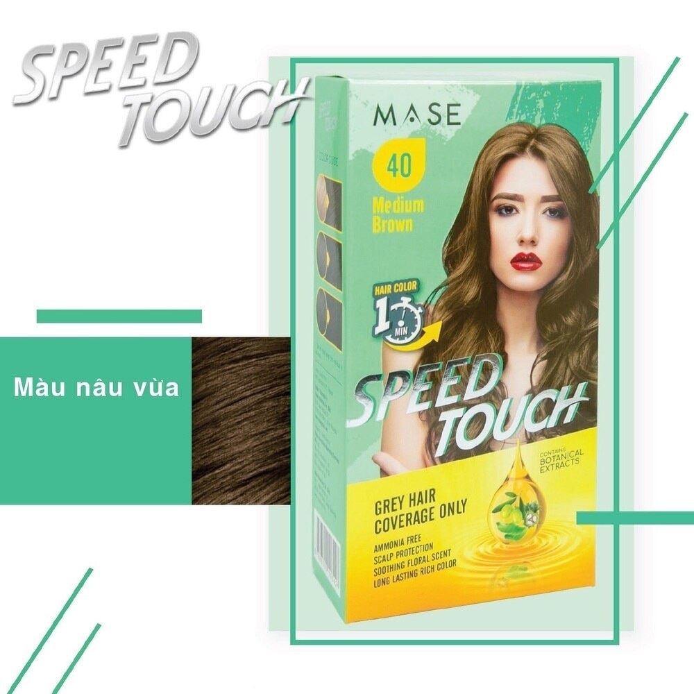 Speed Touch 1 Minute Hair Color 100g .#40 Medium Brown