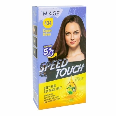 MASE Speed Touch 5 Minute Hair Color 100g .#434 Copper Brown