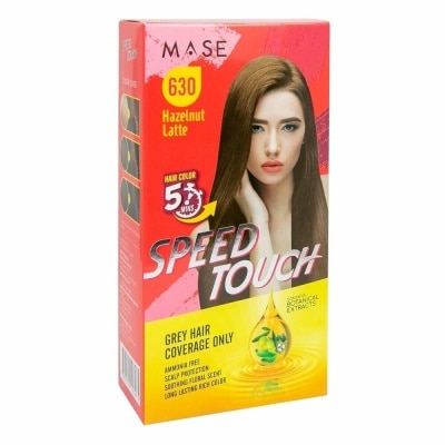 MASE Thuốc Nhuộm Tóc Phủ Bạc Mase Speed Touch 5 Phút 100g .#630 Màu Nâu Hazelnut Latte