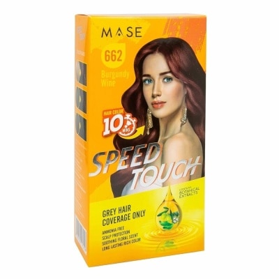 MASE Thuốc Nhuộm Tóc Phủ Bạc Mase Speed Touch 10 Phút 100g .#662 Màu Rượu Vang Burgundy