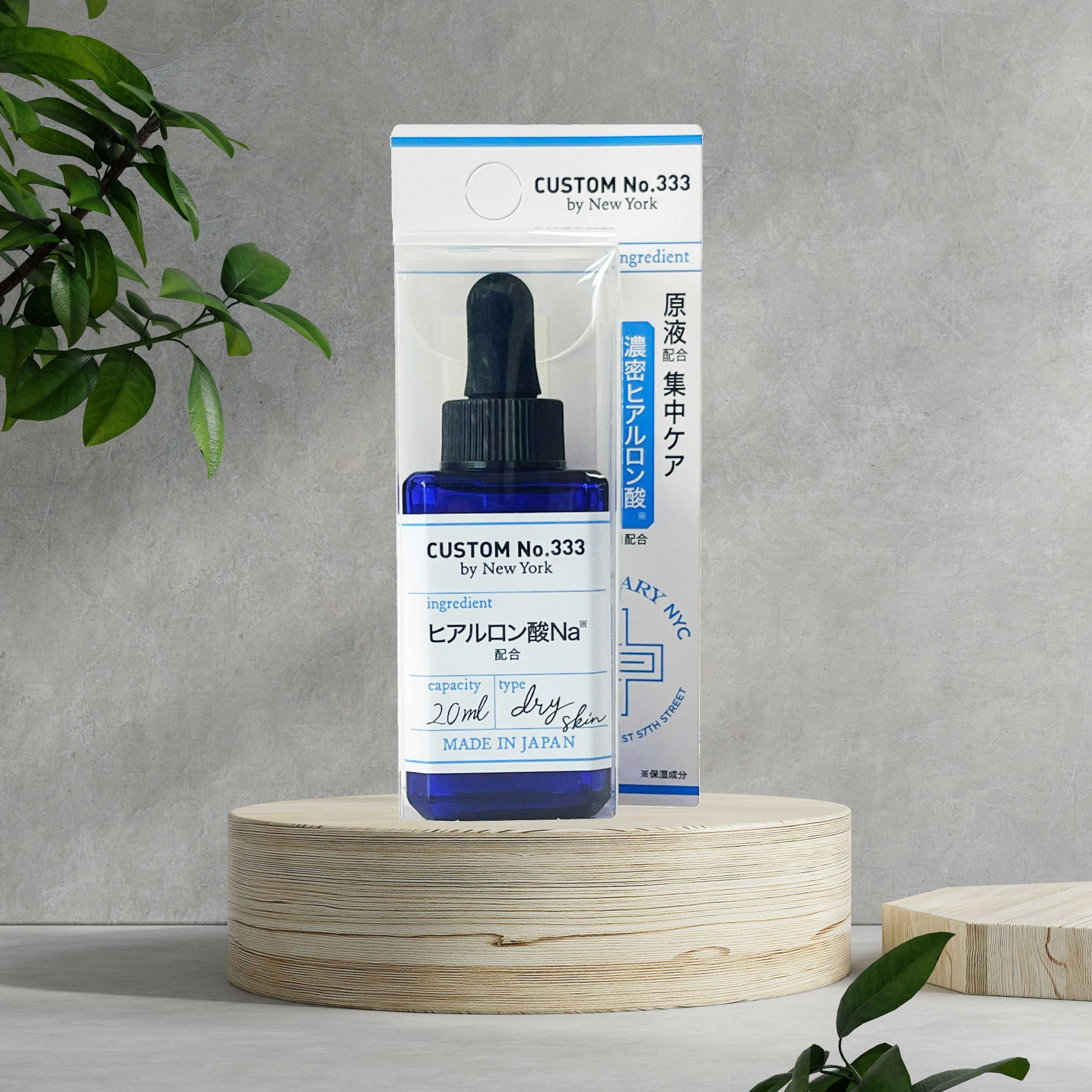 Tinh Chất Custom No.333 By New York Hyaluronic Acid Cấp Ẩm Giúp Da Săn Chắc 20ml